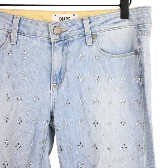 Paige Jimmy Jimmy Skinny Jeans, Beaded - Picture 3 of 10